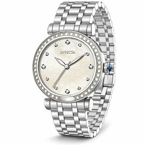 Invicta Silver Timepiece with Crystal Details. New with Warranty! Retail $92.90